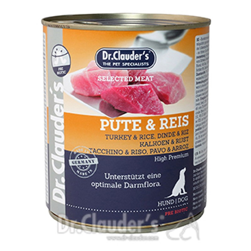 Dr. Clauders Selected Meat - Pute+Reis