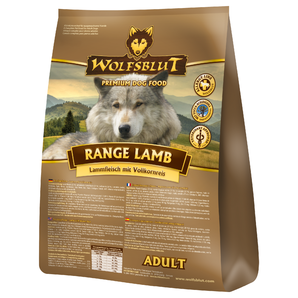 Wolfsblut Range Lamb - Lammfleisch und Vollkornreis