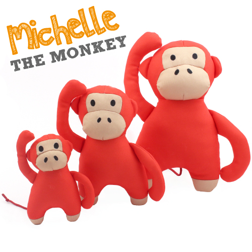 BecoPet Hundespielzeug aus Recyclingmaterial - Michelle the Monkey