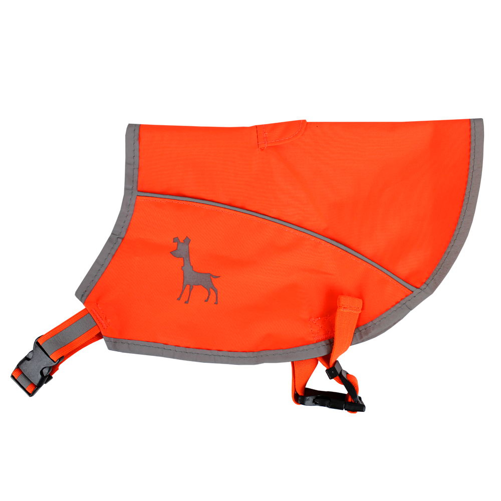 Alcott Essential Visibility Dog Vest - neon orange