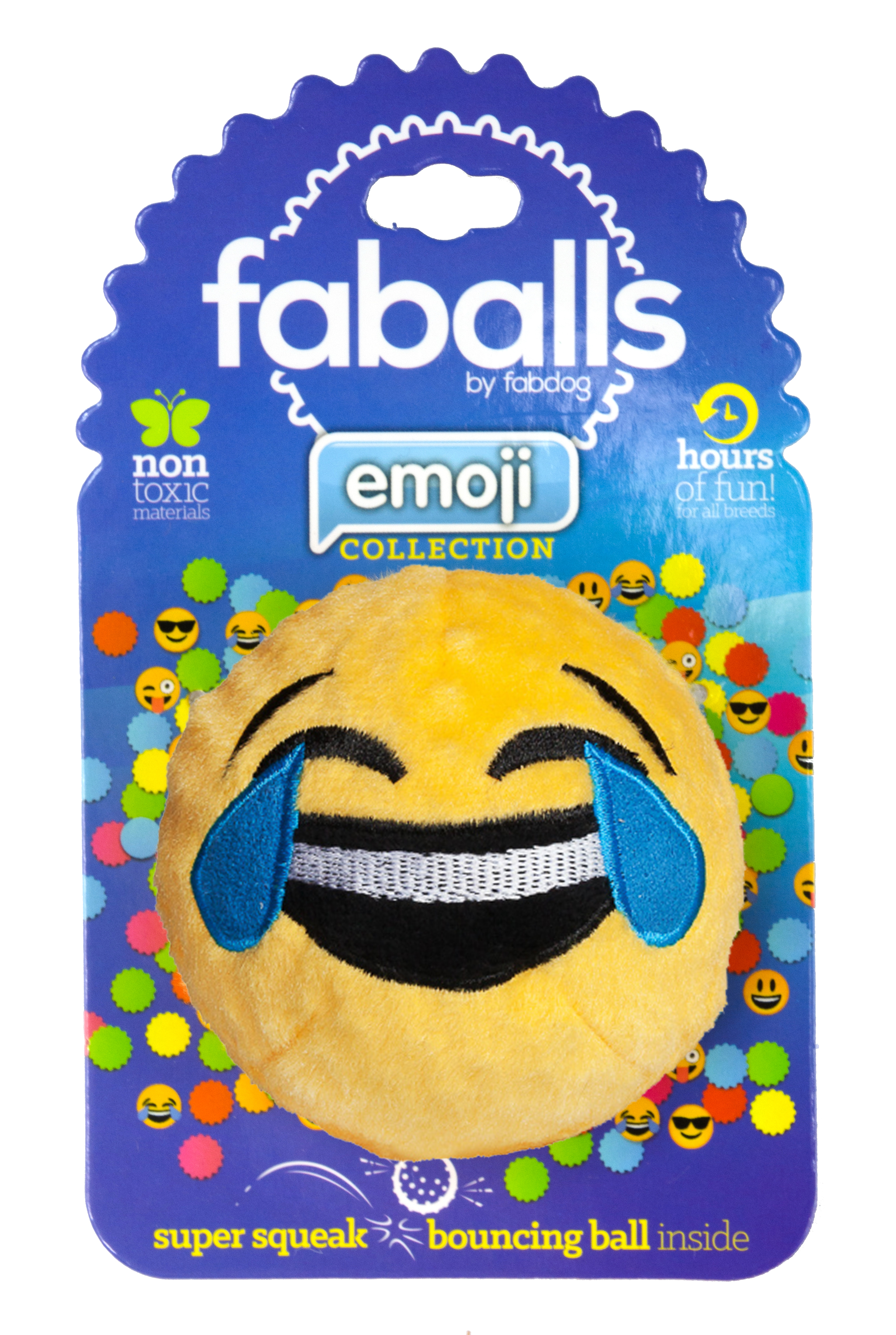 Fabdog Faballs Emoji - Grinse-Smiley