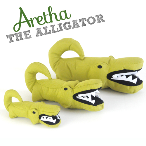 BecoPet Hundespielzeug aus Recyclingmaterial - Aretha the Alligator