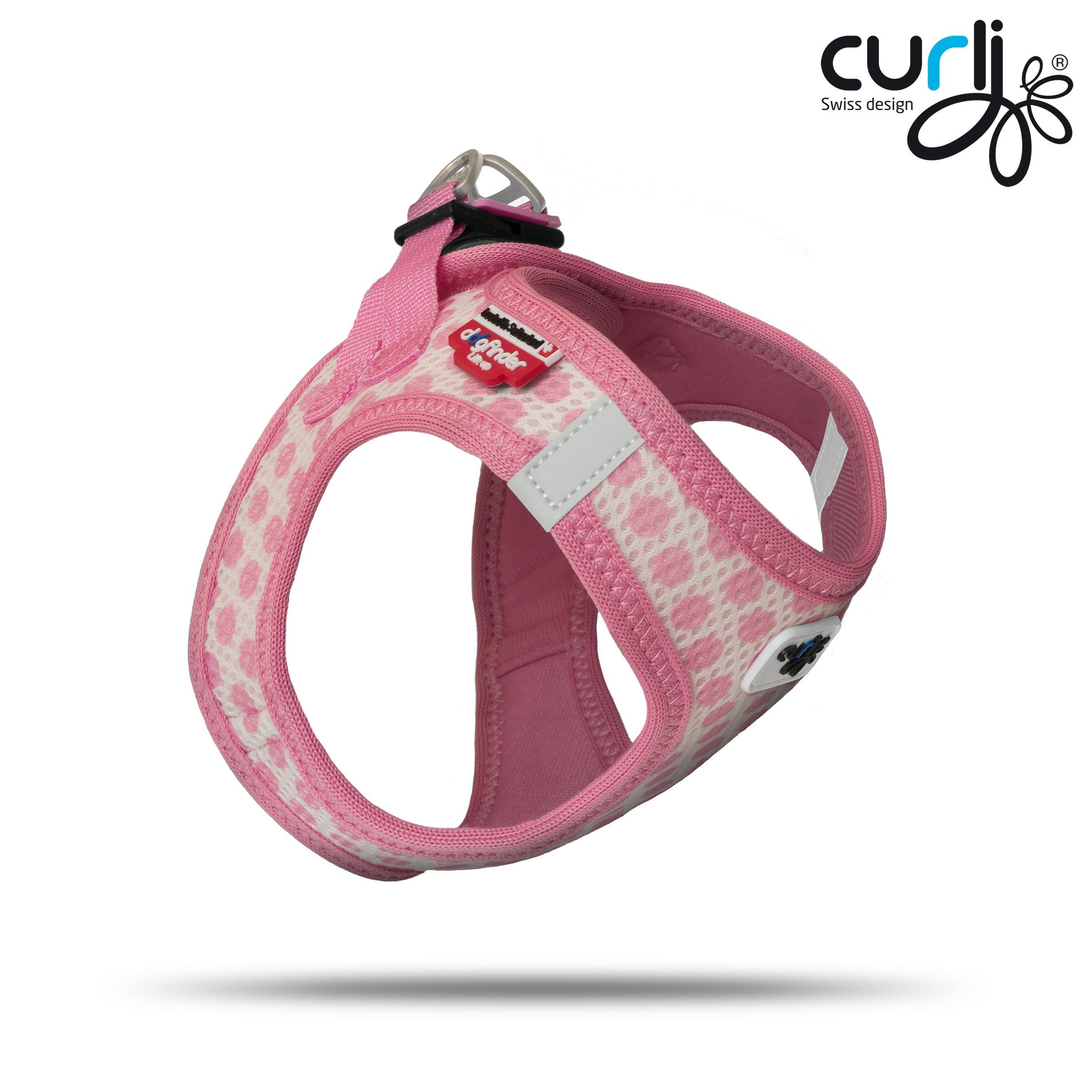 Curli Puppy-Set - Pink-Circles
