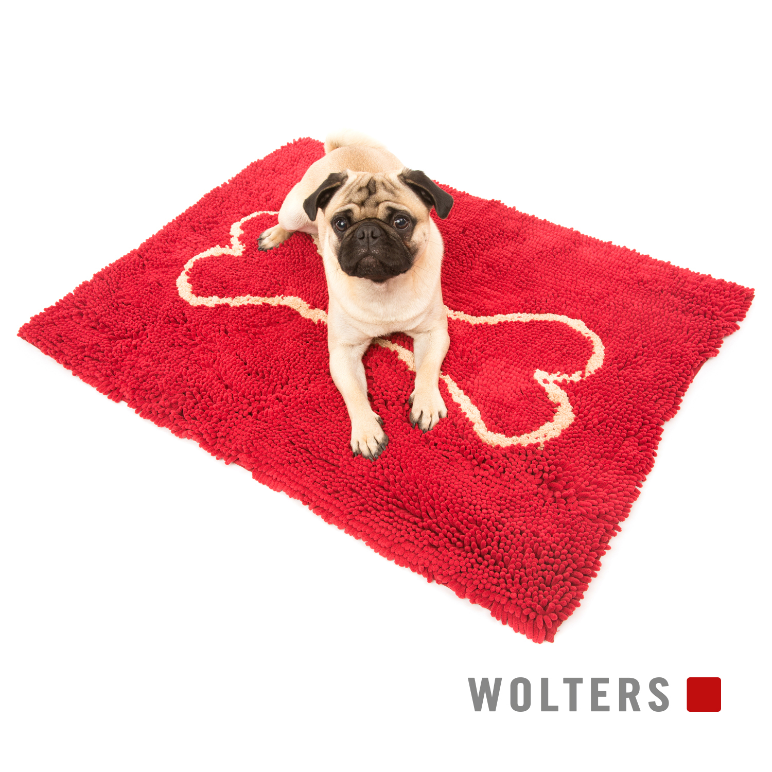 Wolters Dirty Dog Doormat - rot