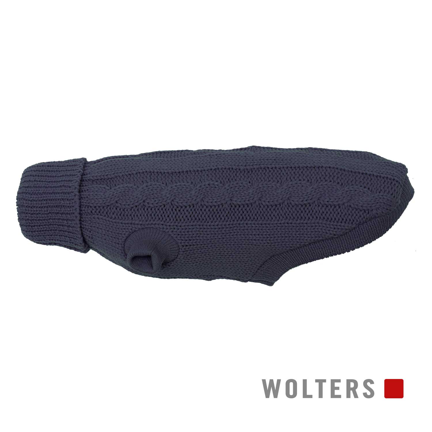 Wolters Zopf-Strickpullover - brombeer