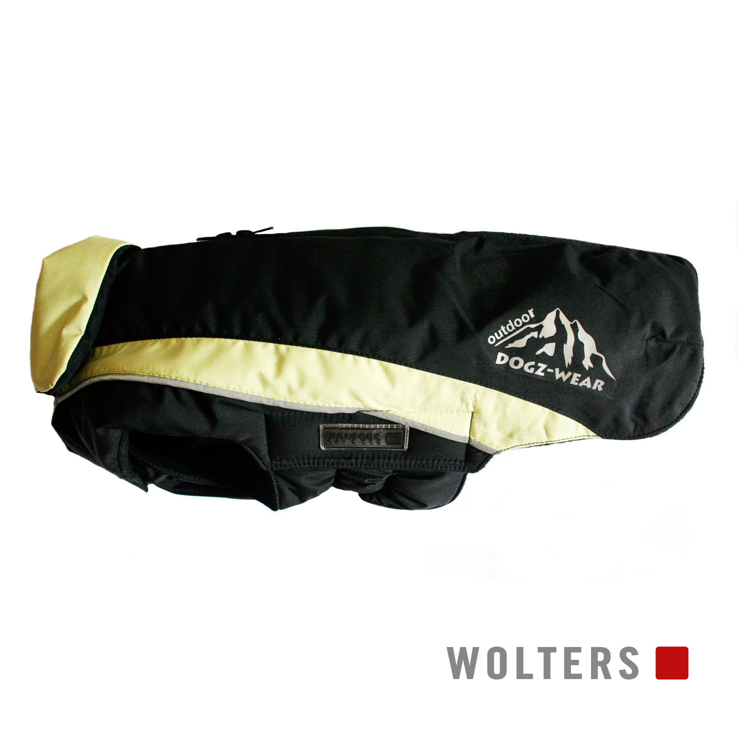 Wolters Skijacke Dogz Wear mit wasserdichtem Reißverschluss - schwarz/lime