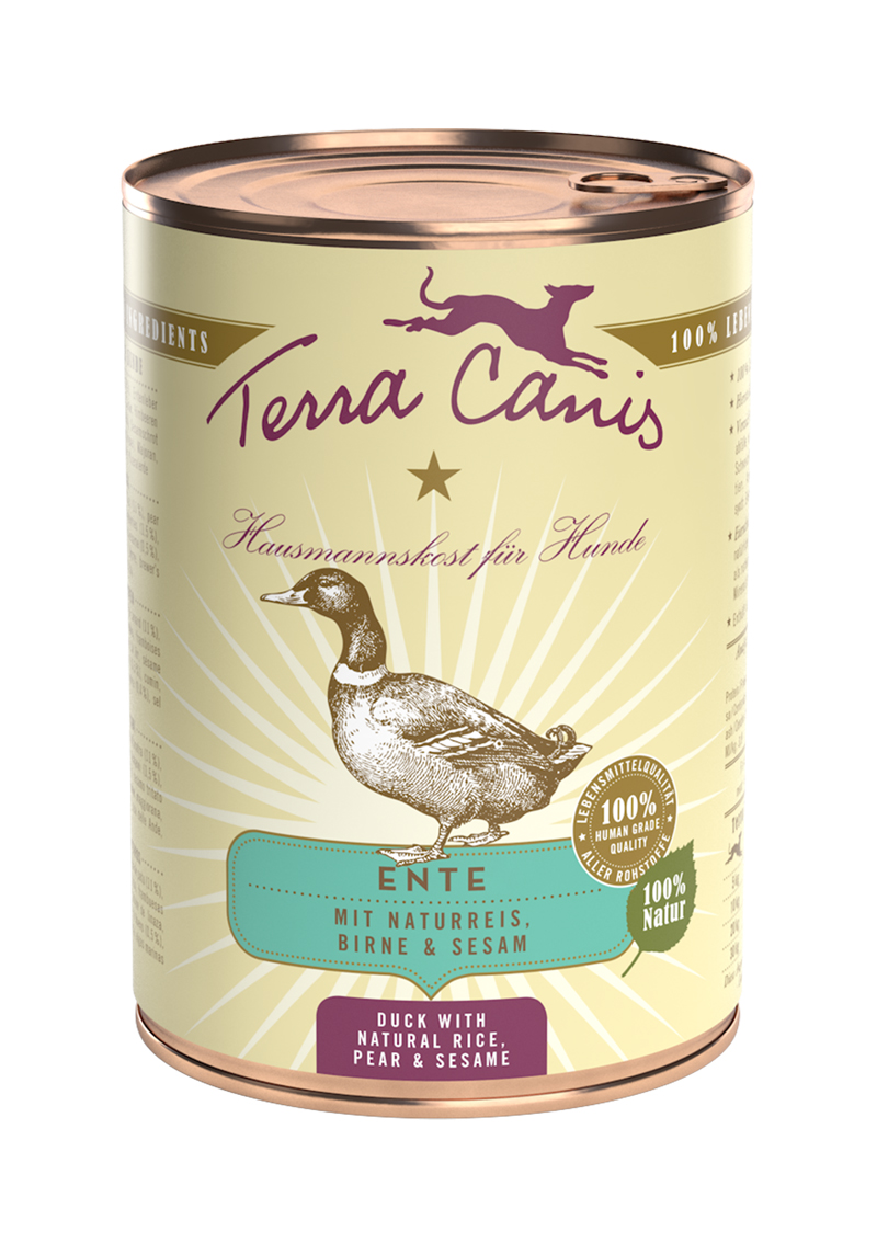 Terra Canis Classic - Ente mit Naturreis, Roter Bete, Birne und Sesam