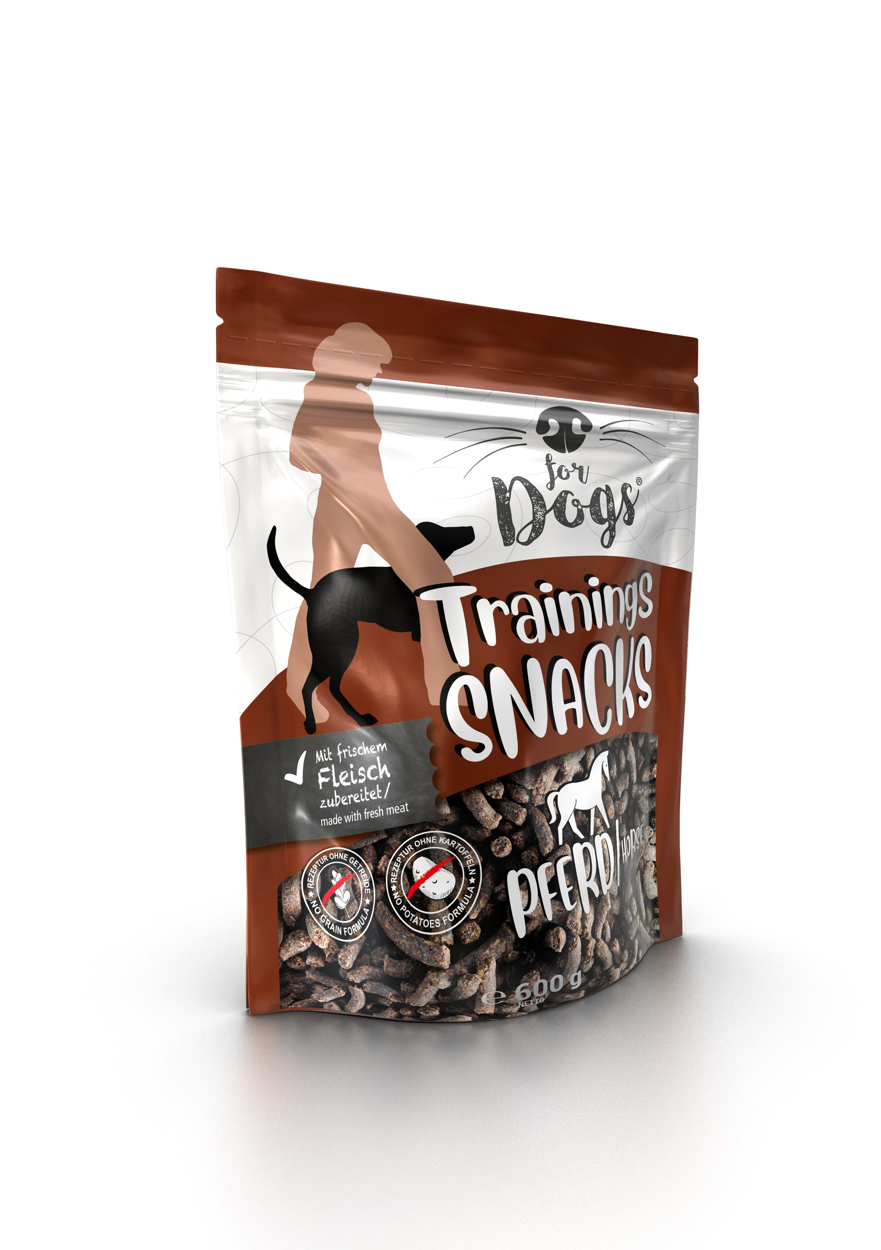 For Dogs Trainingssnack - Pferd