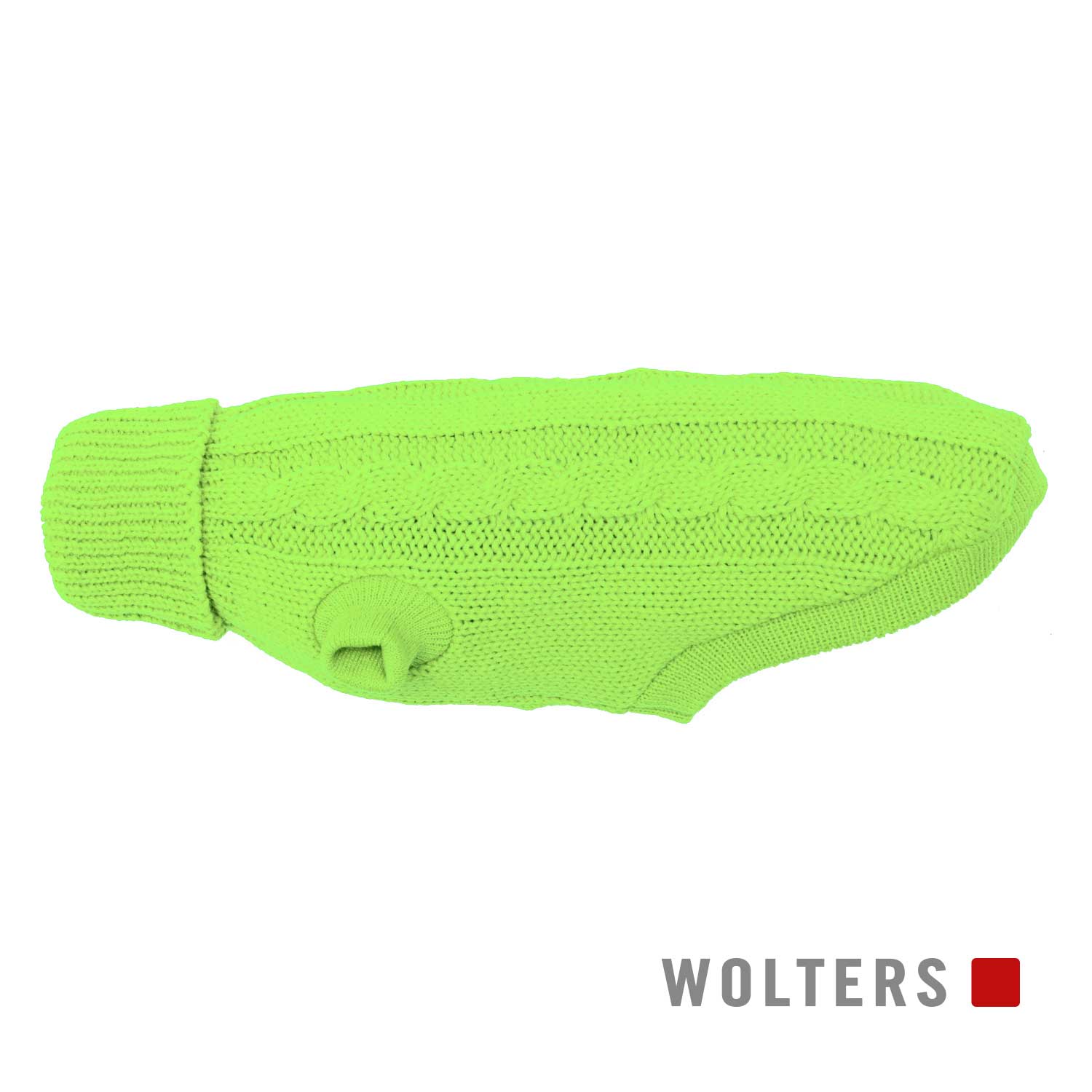 Wolters Zopf-Strickpullover - lime