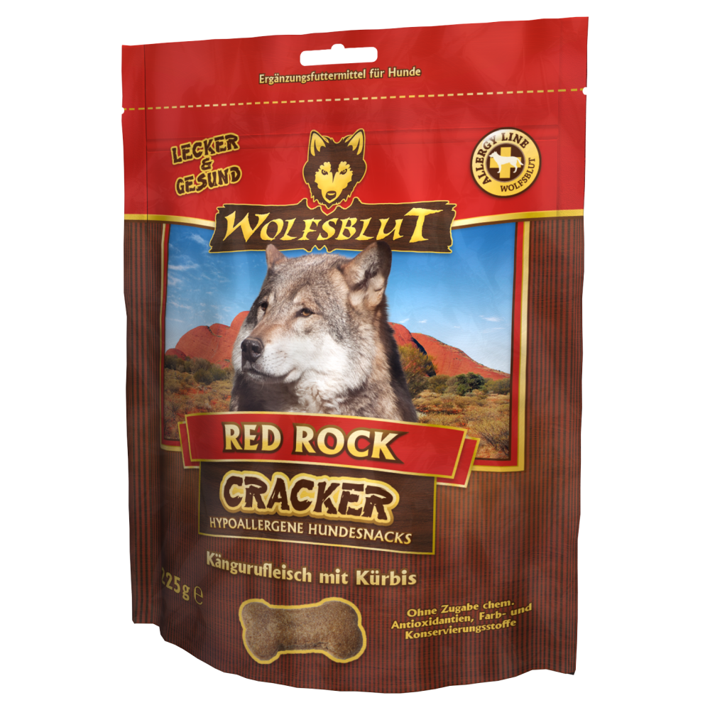 Wolfsblut Cracker - Red Rock, Känguru