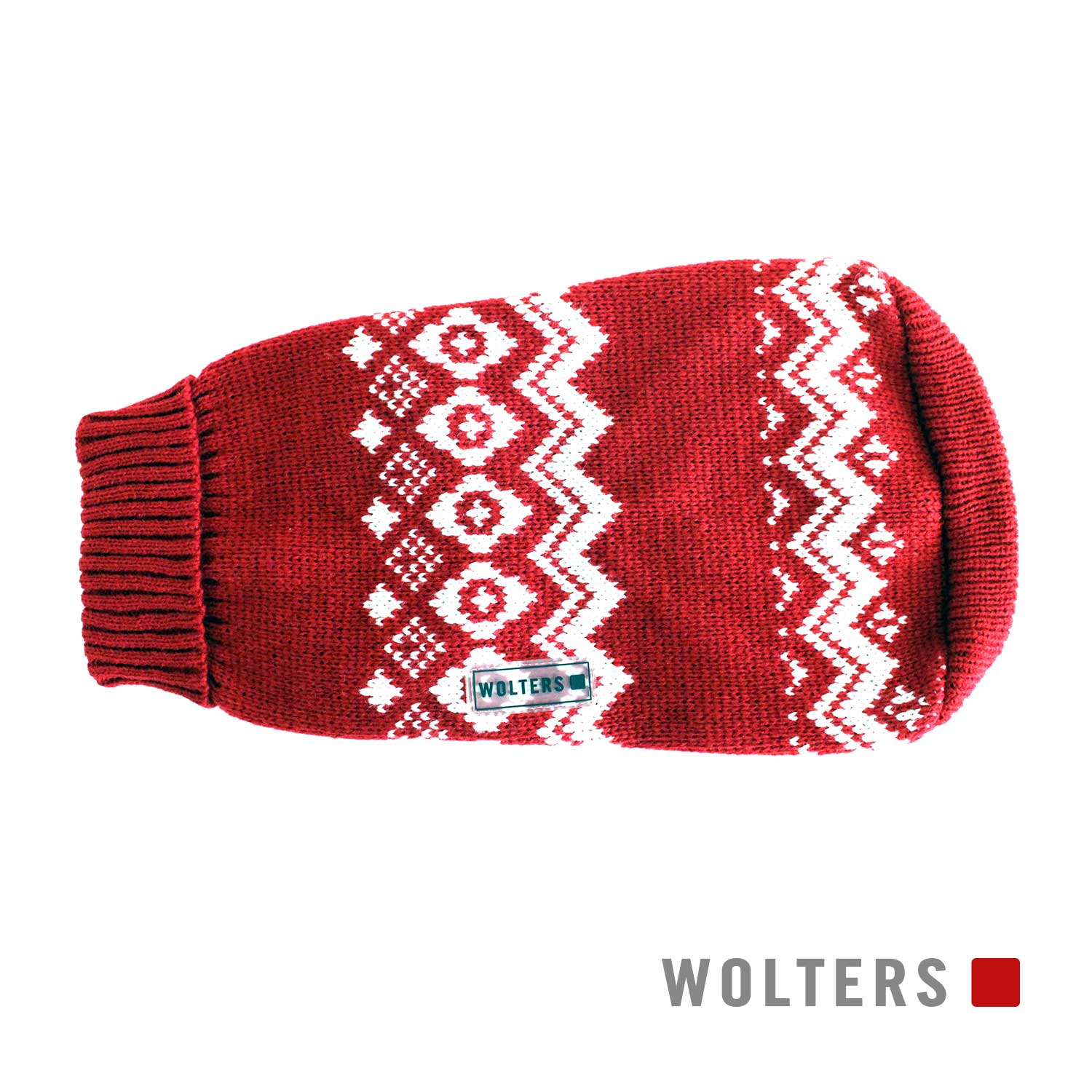 Wolters Norweger Pullover - rot/weiß