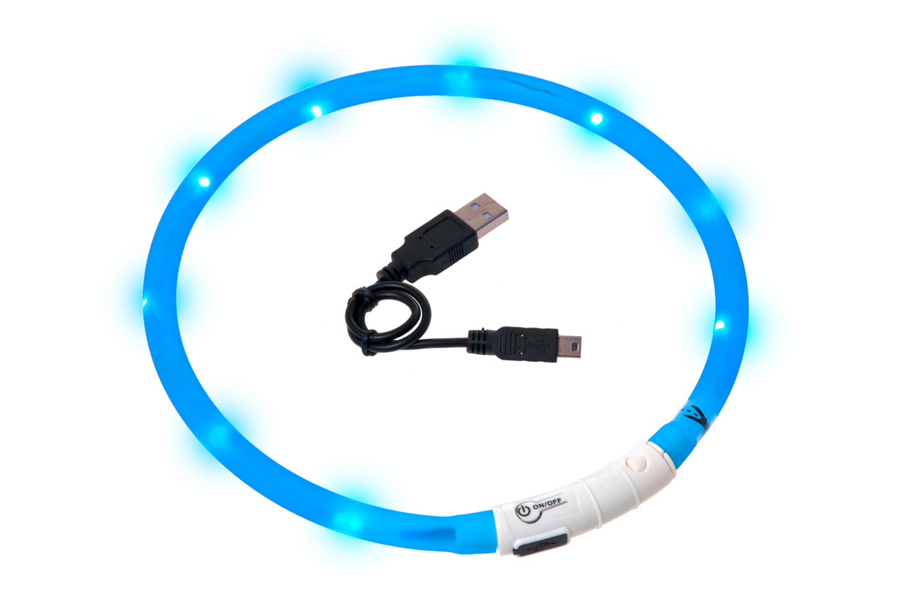 Karlie Visio Light USB - zuschneidbar, blau
