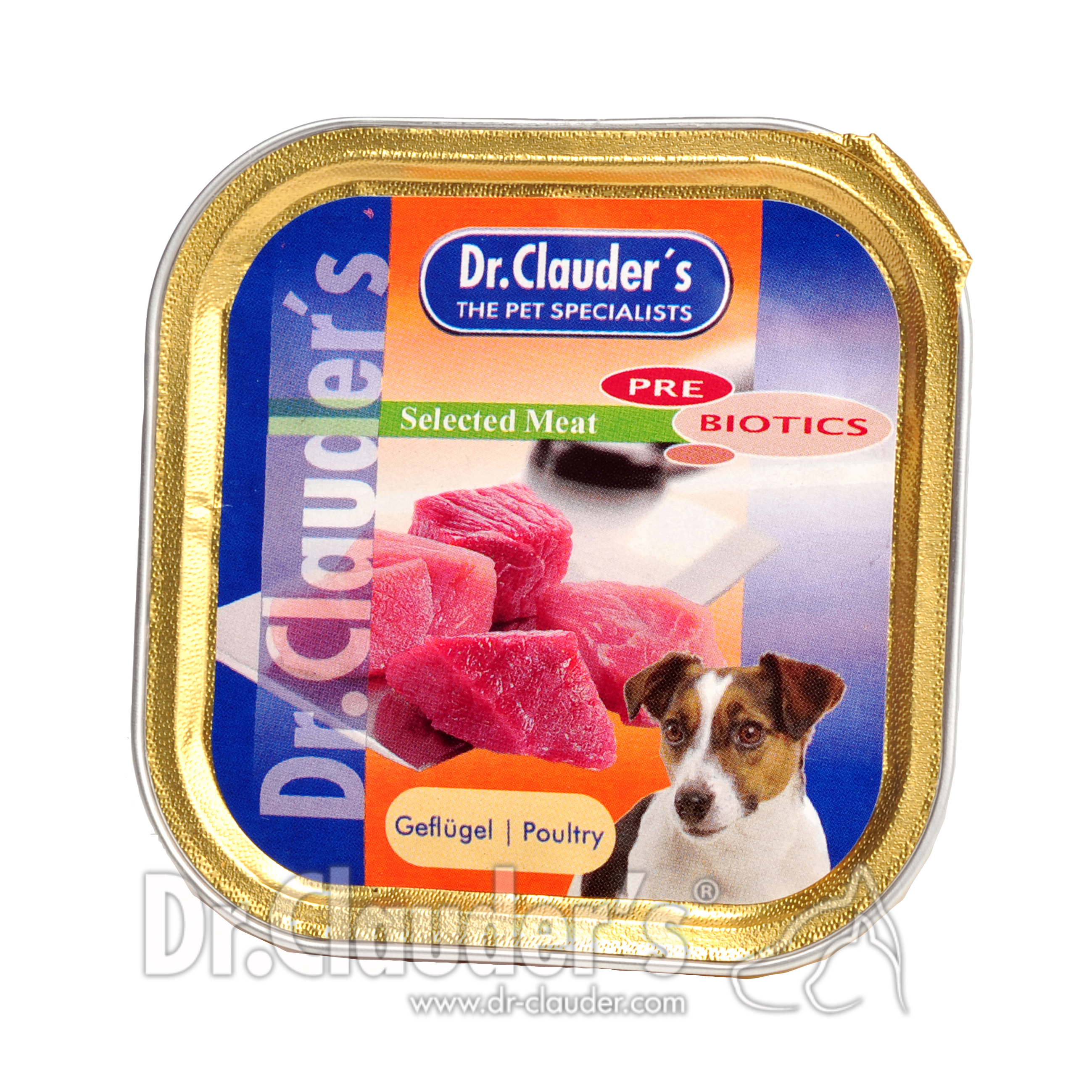 Dr. Clauders Selected Meat PreBiotics - 100 g Schälchen, Geflügel