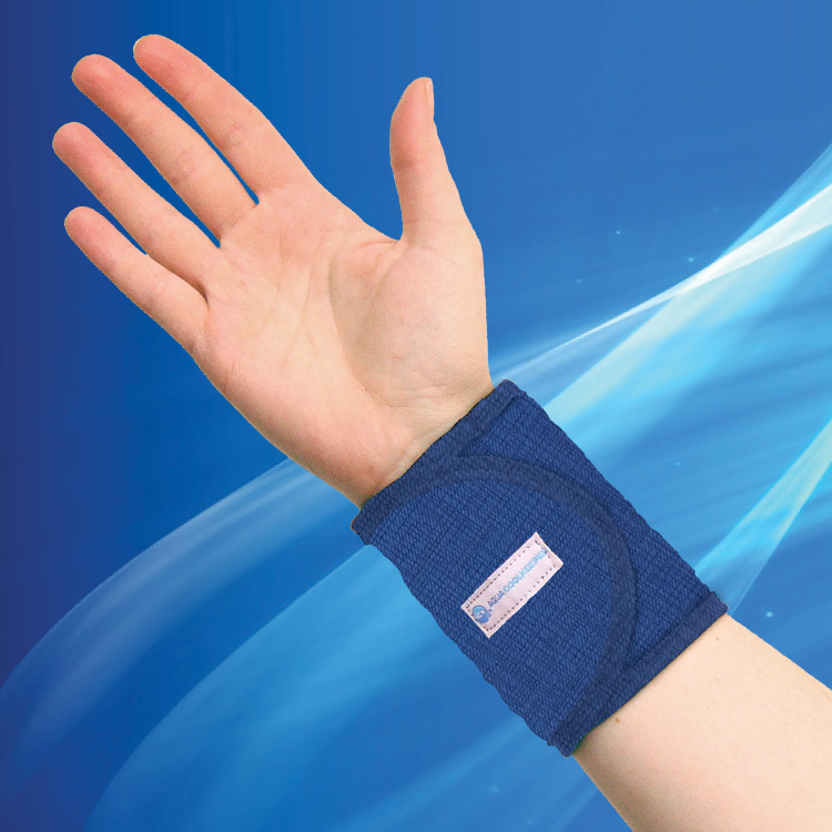 Aqua Coolkeeper Kühl-Armband für Menschen - Pacific Blue
