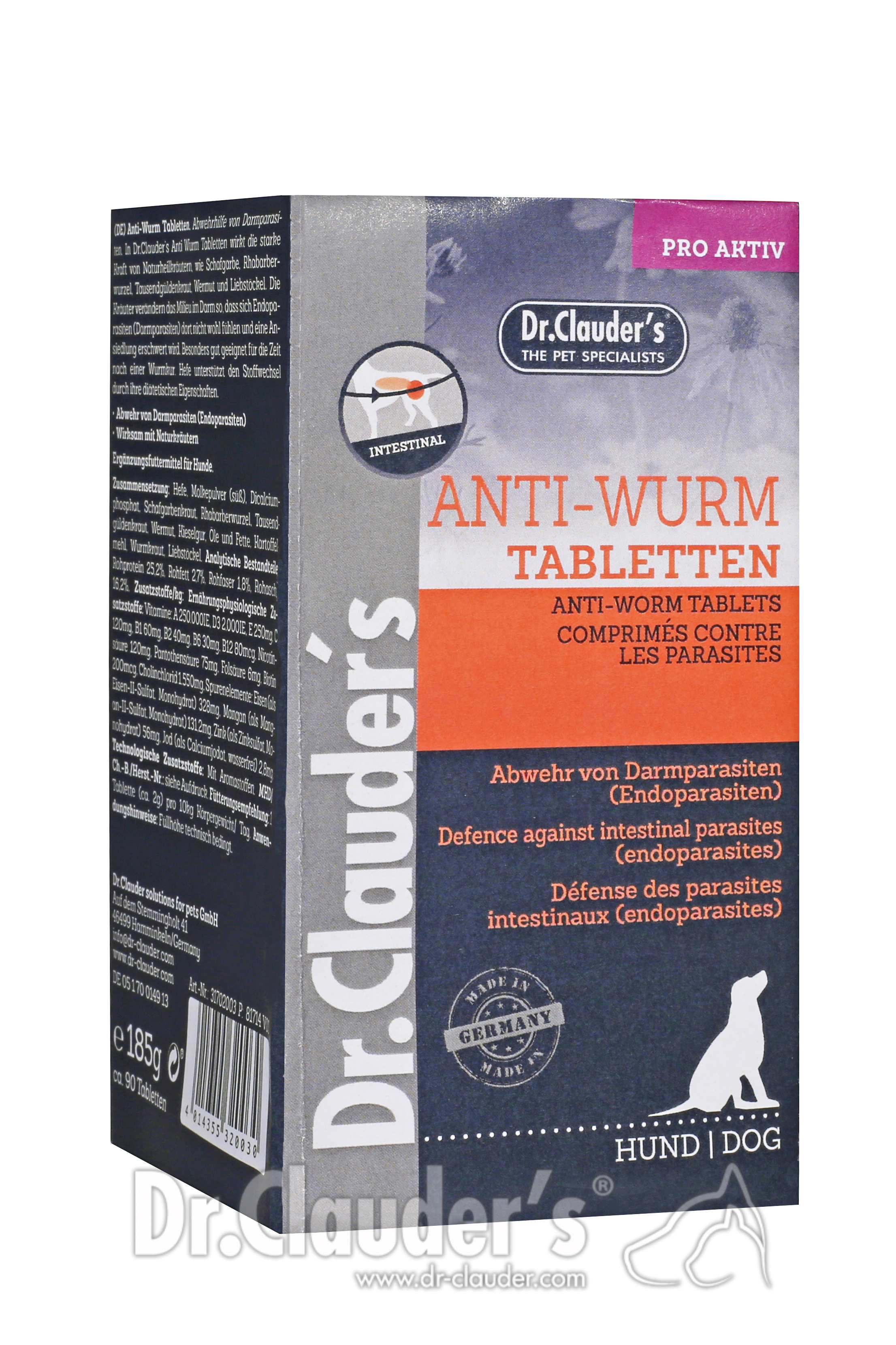 Dr. Clauders Intestinal Tabletten Anti-Wurm